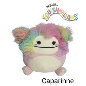 Squishmallow Caparinne The Bigfoot 8" Soft Plush Toy Pink NWT